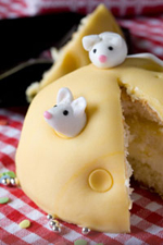 marzipan cheese and mice