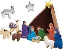 nativity scene cookie cutters