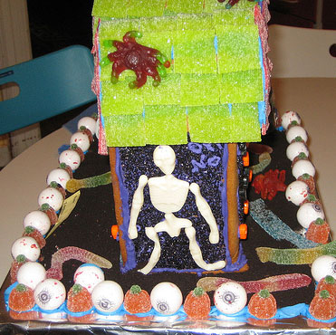 haunted gingerbread house 2