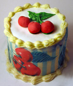 Fondant Cherries Cake