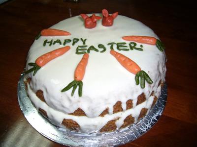 Marzipan Carrots as Carrot Cake Topper