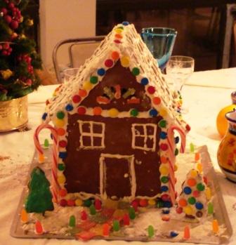 gingerbread house :)