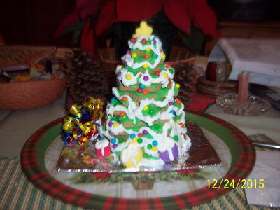 wilton gingerbread tree prebaked kit