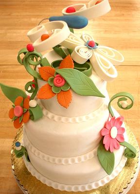 Ornate Gum Paste Cake