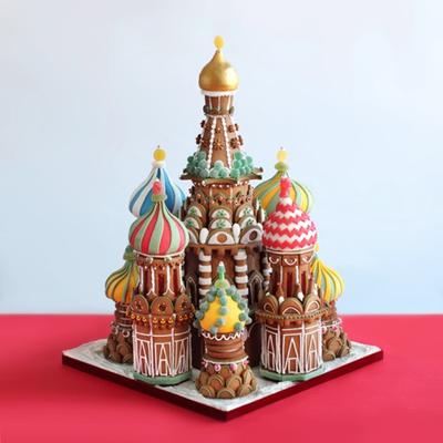 Russian Christmas in gingerbread