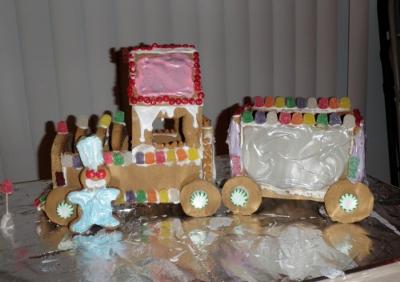 Gluten-Free Gingerbread Train