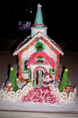 Christmas Gingerbread Church